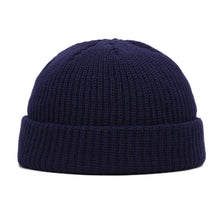 Lade das Bild in den Galerie-Viewer, draussenfeet winter strickmutzen 31197 marineblau
