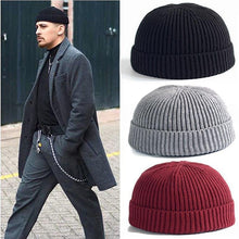 Lade das Bild in den Galerie-Viewer, draussenfeet winter strickmutzen 31197 schwarz

