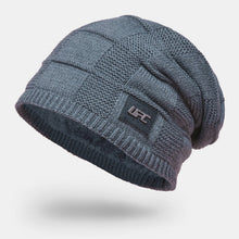 Lade das Bild in den Galerie-Viewer, draussenfeet winter strickmutzen 31198 grau
