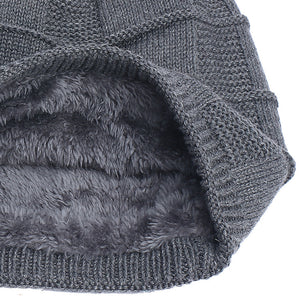 draussenfeet winter strickmutzen 31198 grau