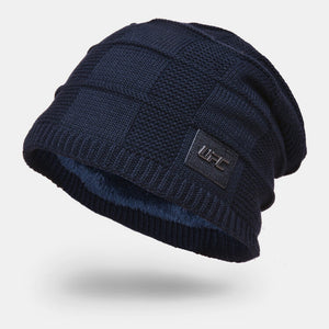 draussenfeet winter strickmutzen 31198 marineblau