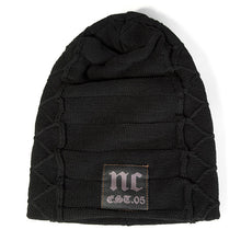 Lade das Bild in den Galerie-Viewer, draussenfeet winter strickmutzen 31208 schwarz
