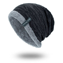 Lade das Bild in den Galerie-Viewer, draussenfeet winter strickmutzen 31210 schwarz
