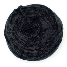 Lade das Bild in den Galerie-Viewer, draussenfeet winter strickmutzen 31210 schwarz

