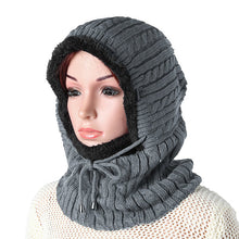 Lade das Bild in den Galerie-Viewer, draussenfeet winter strickmutzen 31215 grau
