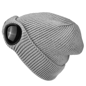draussenfeet winter strickmutzen 31419 grau