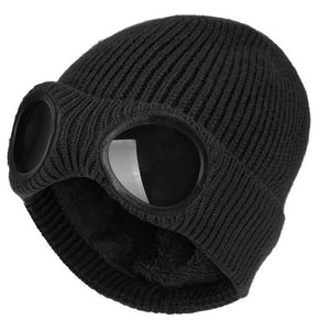 draussenfeet winter strickmutzen 31419 schwarz